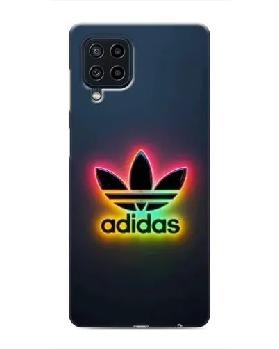Чехол для Samsung Galaxy M22 с картинкой «Неоновый Adidas»