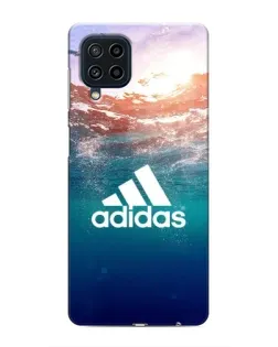 Чехол для Samsung Galaxy M22 с картинкой «Океанская глубина адидас»