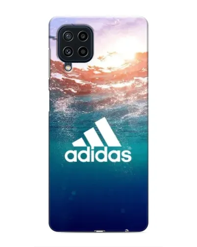 Чехол для Samsung Galaxy M22 с картинкой «Океанская глубина адидас»