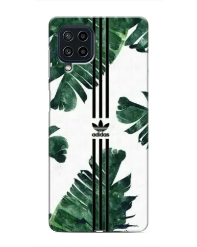 Чехол для Samsung Galaxy M22 с картинкой «Пальмовые листья адидас»