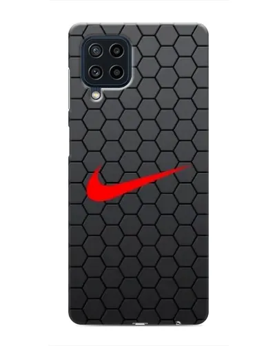 Чехол для Samsung Galaxy M22 с картинкой «Nike — карбоновая сетка» Чехол для Samsung Galaxy M22 с картинкой «Nike — карбоновая сетка»