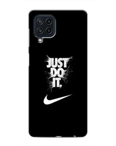 Чехол для Samsung Galaxy M22 с картинкой «Текстовый принт Nike» Чехол для Samsung Galaxy M22 с картинкой «Текстовый принт Nike»