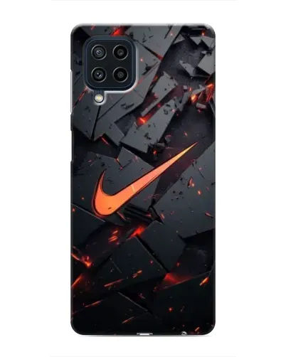 Чехол для Samsung Galaxy M22 с картинкой «Nike — эффект разломов» Чехол для Samsung Galaxy M22 с картинкой «Nike — эффект разломов»