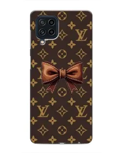Чехол для Samsung Galaxy M22 с картинкой «LV с бантом»