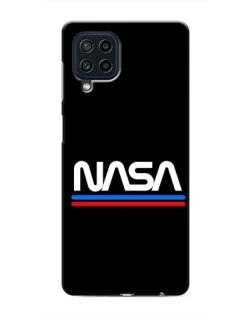Чехол для Samsung Galaxy M22 с картинкой «NASA — классика Red Blue» Чехол для Samsung Galaxy M22 с картинкой «NASA — классика Red Blue»