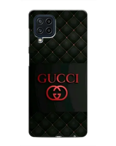 Чехол для Samsung Galaxy M22 с картинкой «Gucci — стеганый черный»