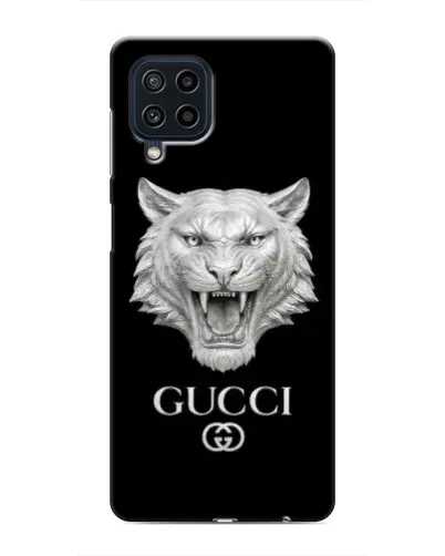 Чехол для Samsung Galaxy M22 с картинкой «Gucci — серебряный лев» Чехол для Samsung Galaxy M22 с картинкой «Gucci — серебряный лев»