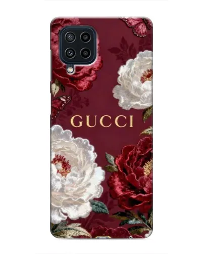 Чехол для Samsung Galaxy M22 с картинкой «Gucci — бордовые розы» Чехол для Samsung Galaxy M22 с картинкой «Gucci — бордовые розы»