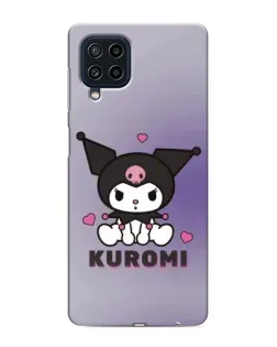 Чехол для Samsung Galaxy M22 с картинкой «Kuromi — фиолетовый арт»