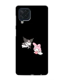 Чехол для Samsung Galaxy M22 с картинкой «My Melody и Kuromi»