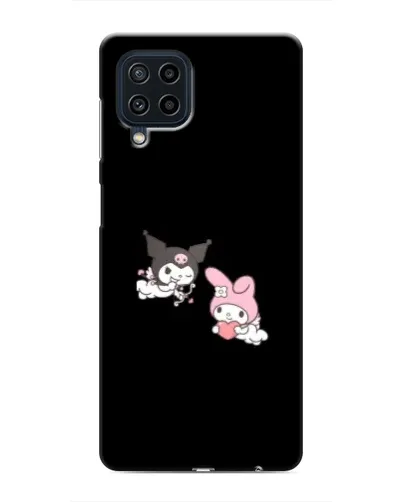 Чехол для Samsung Galaxy M22 с картинкой «My Melody и Kuromi»