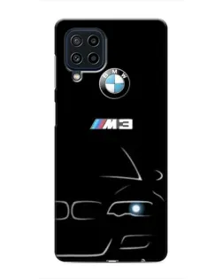 Чехол для Samsung Galaxy M22 с картинкой «Минималистичный принт BMW M3» Чехол для Samsung Galaxy M22 с картинкой «Минималистичный принт BMW M3»