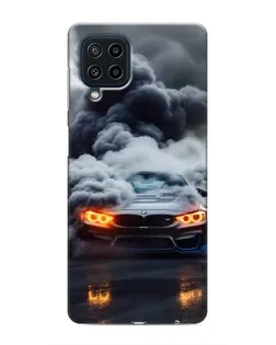 Чехол для Samsung Galaxy M22 с картинкой «BMW в дыму» Чехол для Samsung Galaxy M22 с картинкой «BMW в дыму»
