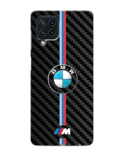 Чехол для Samsung Galaxy M22 с картинкой «Эмблема BMW и карбон» Чехол для Samsung Galaxy M22 с картинкой «Эмблема BMW и карбон»