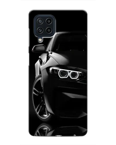 Чехол для Samsung Galaxy M22 с картинкой «Черная BMW — профиль» Чехол для Samsung Galaxy M22 с картинкой «Черная BMW — профиль»