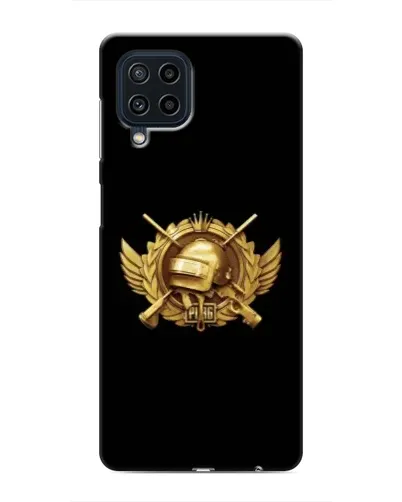Чехол для Samsung Galaxy M22 с картинкой «PUBG — оранжевый градиент»