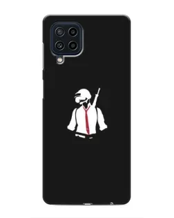 Чехол для Samsung Galaxy M22 с картинкой «PUBG — силуэт воина» Чехол для Samsung Galaxy M22 с картинкой «PUBG — силуэт воина»