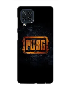 Чехол для Samsung Galaxy M22 с картинкой «PUBG — золотой логотип» Чехол для Samsung Galaxy M22 с картинкой «PUBG — золотой логотип»