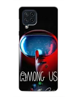 Чехол для Samsung Galaxy M22 с картинкой «Красный импостер — макро» Чехол для Samsung Galaxy M22 с картинкой «Красный импостер — макро»