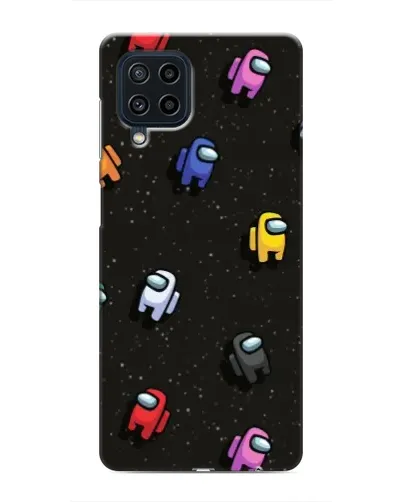 Чехол для Samsung Galaxy M22 с картинкой «Космический паттерн Among Us» Чехол для Samsung Galaxy M22 с картинкой «Космический паттерн Among Us»