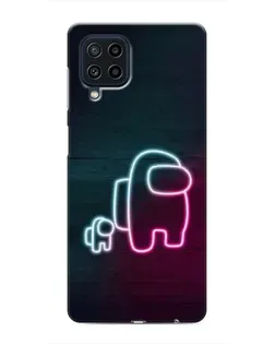 Чехол для Samsung Galaxy M22 с картинкой «Among Us неон-арт» Чехол для Samsung Galaxy M22 с картинкой «Among Us неон-арт»