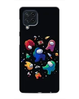 Чехол для Samsung Galaxy M22 с картинкой «Among Us космос» Чехол для Samsung Galaxy M22 с картинкой «Among Us космос»