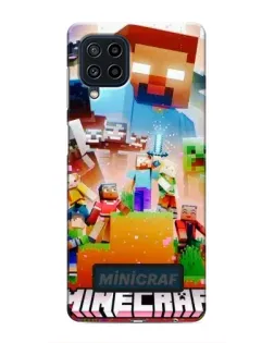 Чехол для Samsung Galaxy M22 с картинкой «Minecraft герои игры» Чехол для Samsung Galaxy M22 с картинкой «Minecraft герои игры»