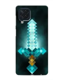 Чохол для Samsung Galaxy M22 з картинкою «Алмазний меч неон»