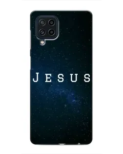 Чехол для Samsung Galaxy M22 с картинкой «Звездное небо Jesus»