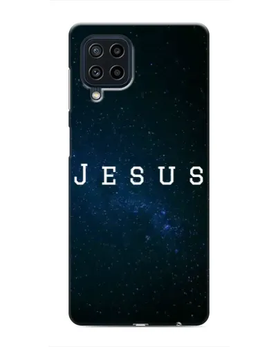 Чехол для Samsung Galaxy M22 с картинкой «Звездное небо Jesus»