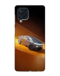 Чехол для Samsung Galaxy M22 с картинкой «Cybertruck в пустыне» Чехол для Samsung Galaxy M22 с картинкой «Cybertruck в пустыне»