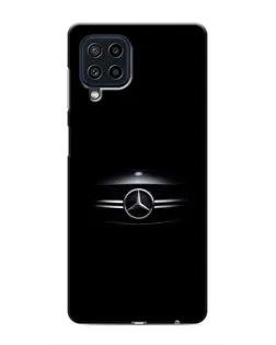 Чехол для Samsung Galaxy M22 с картинкой «Mercedes — абстрактные линии»