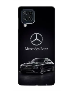 Чехол для Samsung Galaxy M22 с картинкой «Mercedes — решетка радиатора»