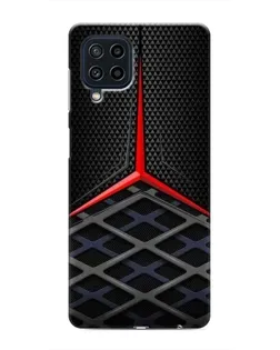 Чехол для Samsung Galaxy M22 с картинкой «Mercedes Carbon Grid»