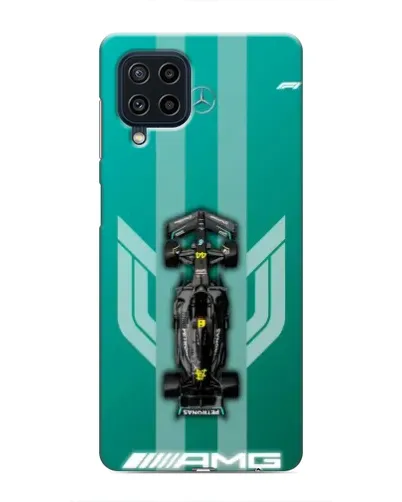 Чехол для Samsung Galaxy M22 с картинкой «Mercedes AMG Petronas»