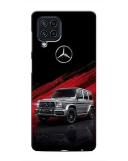 Чехол для Samsung Galaxy M22 с картинкой «Mercedes G-Class красный»