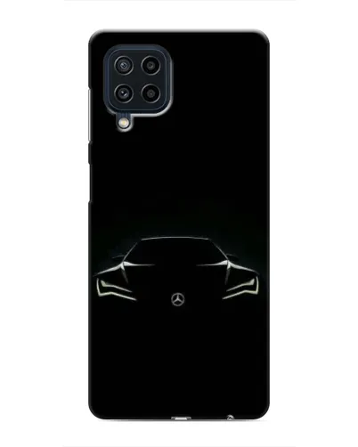 Чехол для Samsung Galaxy M22 с картинкой «Mercedes — силуэт авто» Чехол для Samsung Galaxy M22 с картинкой «Mercedes — силуэт авто»