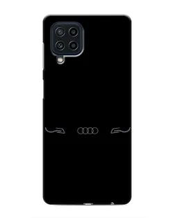 Чехол для Samsung Galaxy M22 с картинкой «Audi — световой подпись»