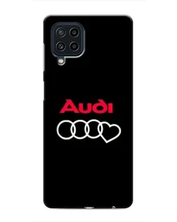Чехол для Samsung Galaxy M22 с картинкой «Логотип Audi Heart»