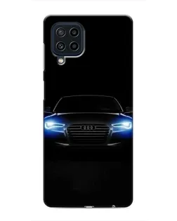 Чехол для Samsung Galaxy M22 с картинкой «Audi в неоне»