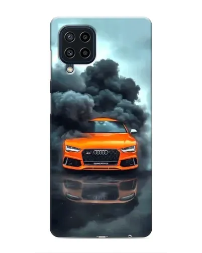 Чехол для Samsung Galaxy M22 с картинкой «Audi в облаках дыма» Чехол для Samsung Galaxy M22 с картинкой «Audi в облаках дыма»