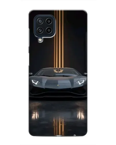 Чехол для Samsung Galaxy M22 с картинкой «Lamborghini золотые линии» Чехол для Samsung Galaxy M22 с картинкой «Lamborghini золотые линии»