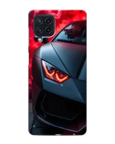 Чехол для Samsung Galaxy M22 с картинкой «Lamborghini красное сияние» Чехол для Samsung Galaxy M22 с картинкой «Lamborghini красное сияние»