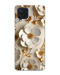 Чехол для Samsung Galaxy M22 с картинкой «Белие бумажние цвети» Чехол для Samsung Galaxy M22 с картинкой «Белие бумажние цвети»