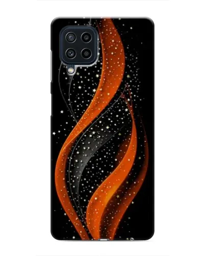 Чехол для Samsung Galaxy M22 с картинкой «Огненная звездная волна»