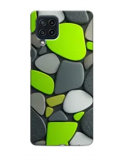 Чехол для Samsung Galaxy M22 с картинкой «Яркая неоновая галька»