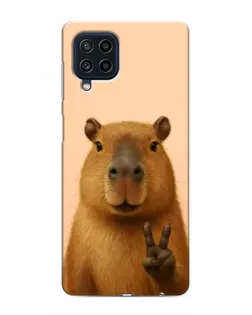 Чехол для Samsung Galaxy M22 с картинкой «Капибара виктория» Чехол для Samsung Galaxy M22 с картинкой «Капибара виктория»