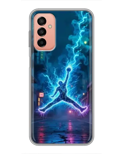 Чехол для Samsung Galaxy M23 (5G) с картинкой «Jordan Gold Jumpman»