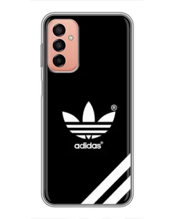 Чехол для Samsung Galaxy M23 (5G) с картинкой «Adidas с диагональными полосами»