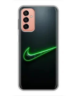Чехол для Samsung Galaxy M23 (5G) с картинкой «Неоновый контур Nike»
